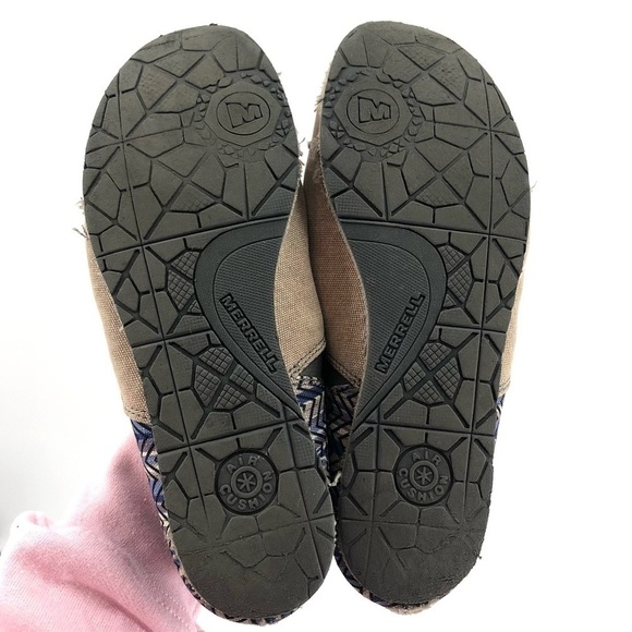 Merrell Canvas Slip On Shoes in Granite Casual Size 6.5 - Picture 9 of 11